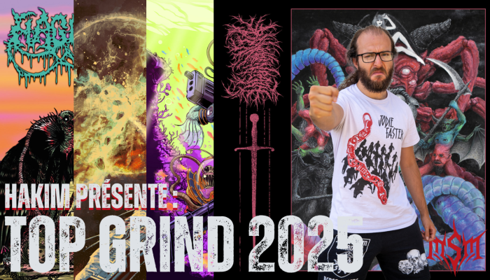 Hakim présente : TOP 12 GRINDCORE 2025