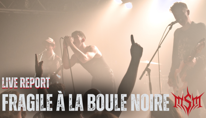 Live Report : Pluie Cessera et Fragile - La Boule Noire à Paris le 12/12/2025