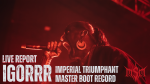 Live Report : Imperial Triumphant + Master Boot Record + Igorrr